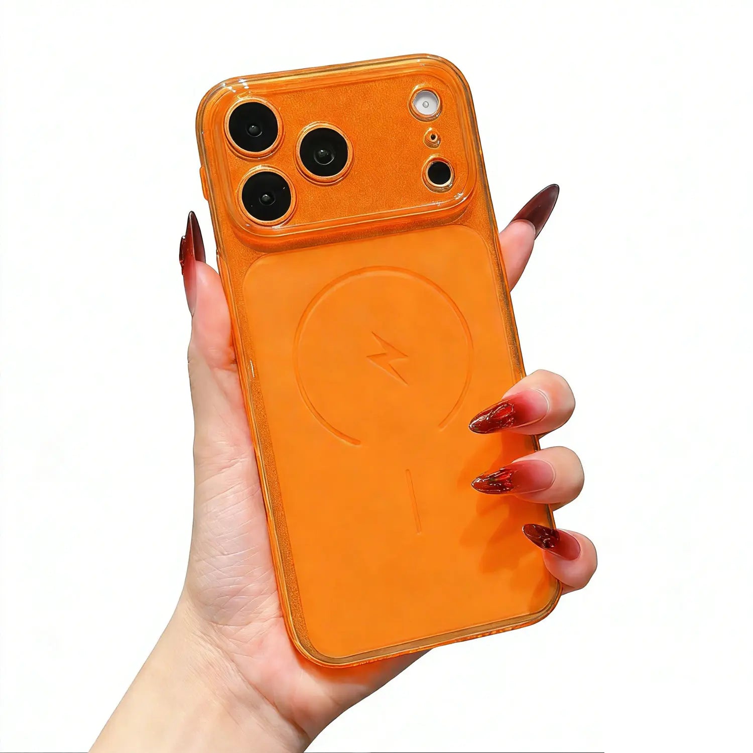All-Clear Crystal Diamond Magnetic Magsafe Polycarbonate Smartphone Case Cover for Iphone 17,16,15,14,13,12 - Shockproof, Slim, Anti-Yellowing, Transparent Rugged Bumper Casing with Button Protection - Wireless Accessories #Mothersdaygift Summerwins