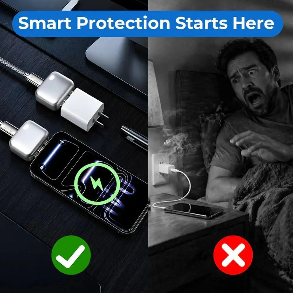 140W Smart Charger with Auto Disconnect and Overcharge Protection for Phone and Tablet USB Charging