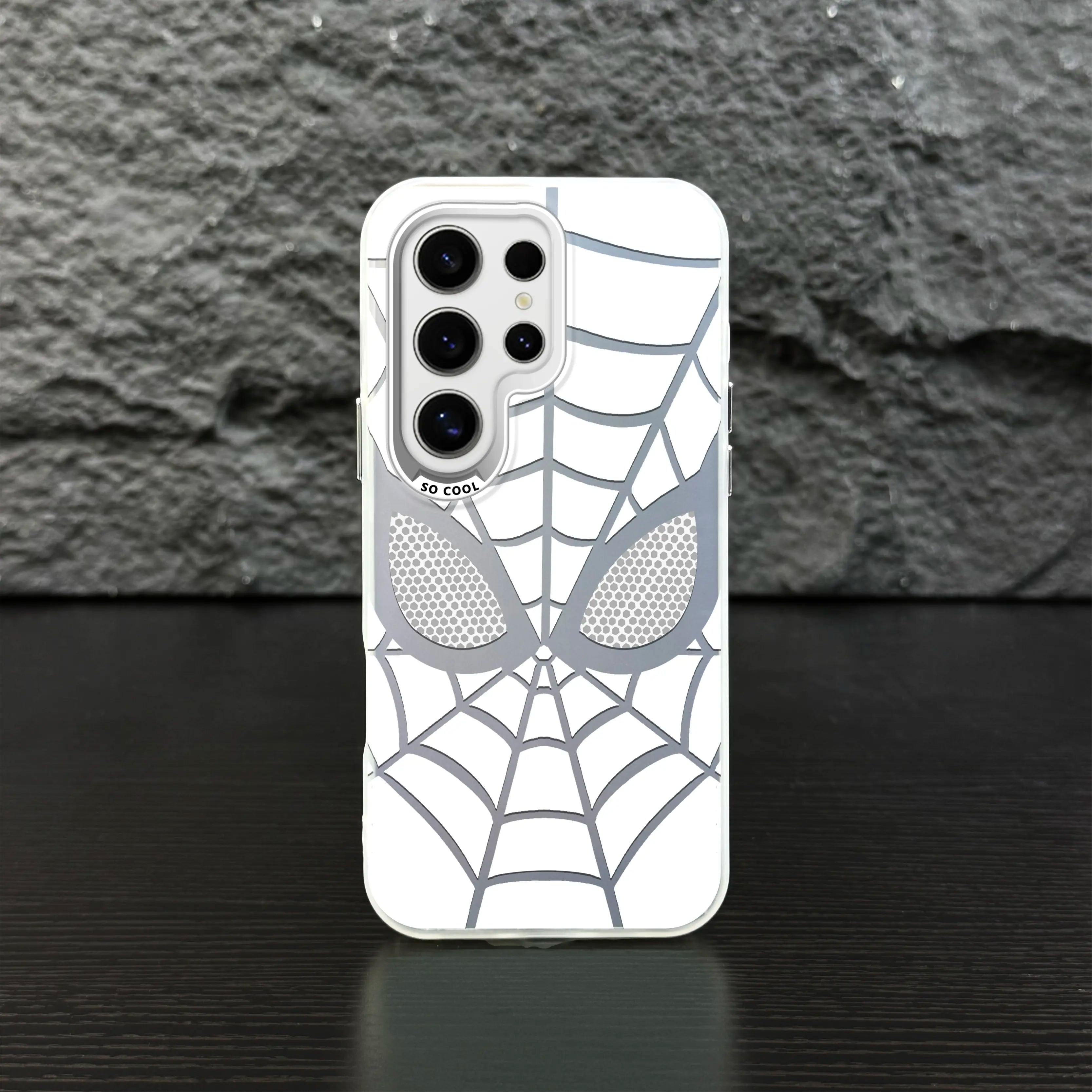 Classic Grid Pattern IMD Laser Phone Case - Military Grade Drop Protection for Samsung Galaxy S26 Ultra, S25 Ultra, S24, S23, S22 & iPhone Series - Model ZQ149