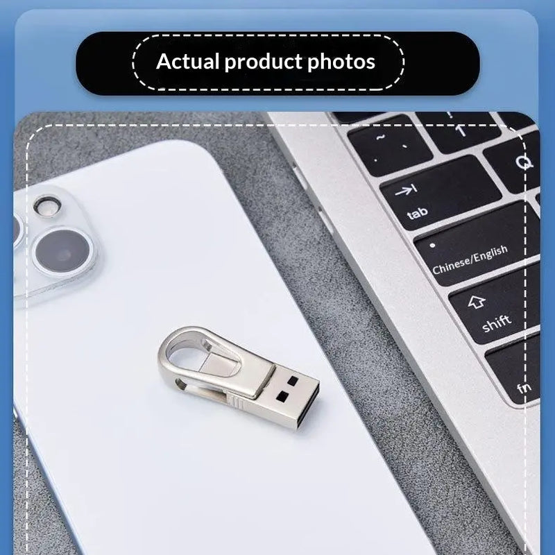 3-in-1 USB Flash Drive with High Capacity and Dual OTG Type-C Interface, Compatible with Android, iOS, and HarmonyOS for Mobile and Computer Use, Ideal for Students and Professionals, Launched in 2026