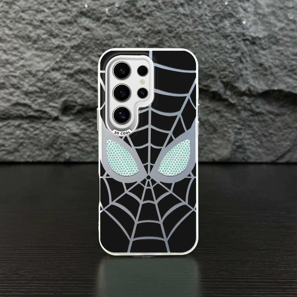 Classic Grid Pattern IMD Laser Phone Case - Military Grade Drop Protection for Samsung Galaxy S26 Ultra, S25 Ultra, S24, S23, S22 & iPhone Series - Model ZQ149