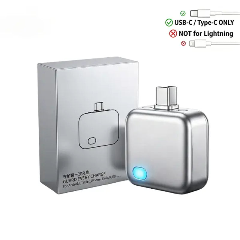 HEXIBII 140W Physical Disconnect Battery Guard with Auto Eject Charger and Smart Auto Stop Charging Protection for Safe Overnight Charging - Universal Overcharge Protection for Phones, Laptops, and Tablets