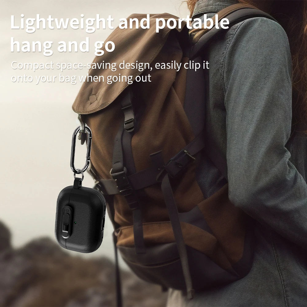 Headphone Protective Sleeve For AirPods Pro 3 Lock Switch Creative Simple Anti-fall Bluetooth Headphone Protective Soft Case