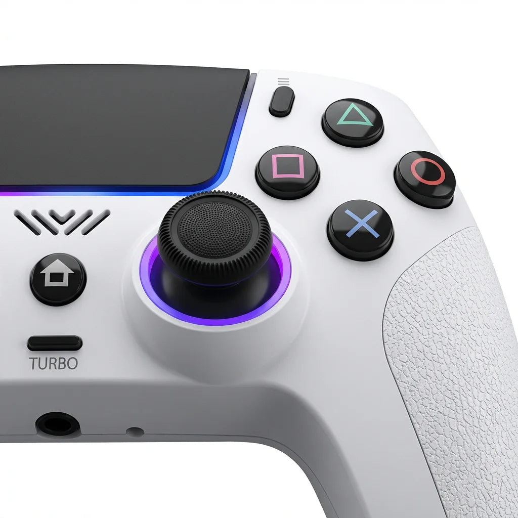 WITSURGE PS5 Controller Wireless Gamepad Hall Effect Joystick RGB Light 6-Axis Gyro Dual Motor Vibration for PlayStation 5 PC Mo