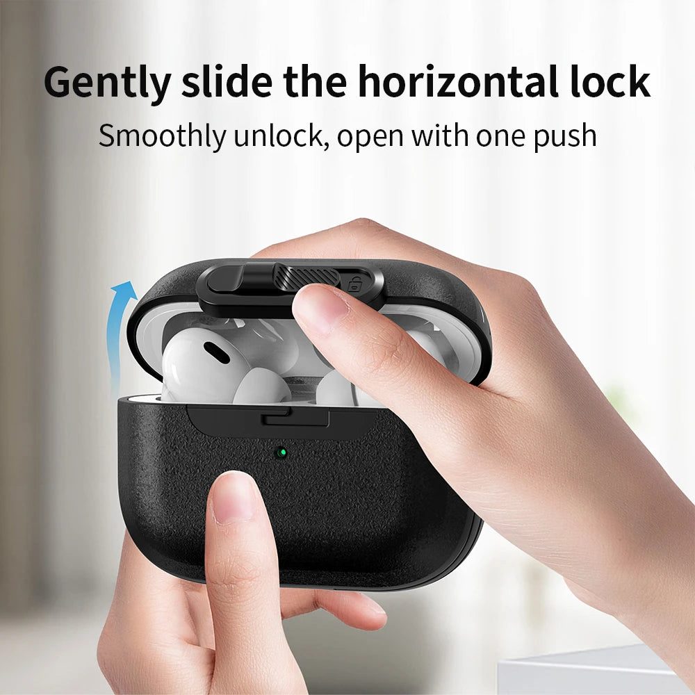 Headphone Protective Sleeve For AirPods Pro 3 Lock Switch Creative Simple Anti-fall Bluetooth Headphone Protective Soft Case