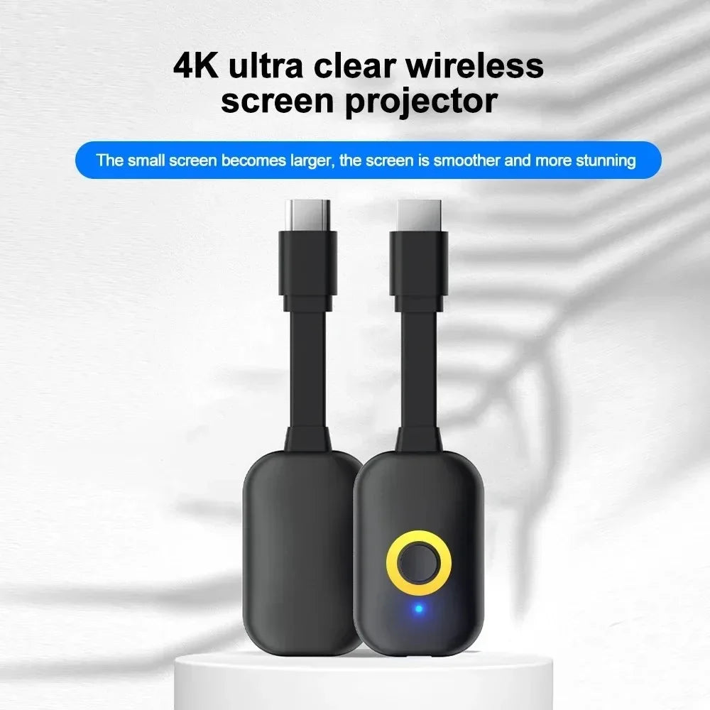 4K TV Stick HDMI-Compatible Video Receiver Screen Mirroring Wireless 2.4G/5G 1080P Wifi display Dongle Adapter for TV Projector