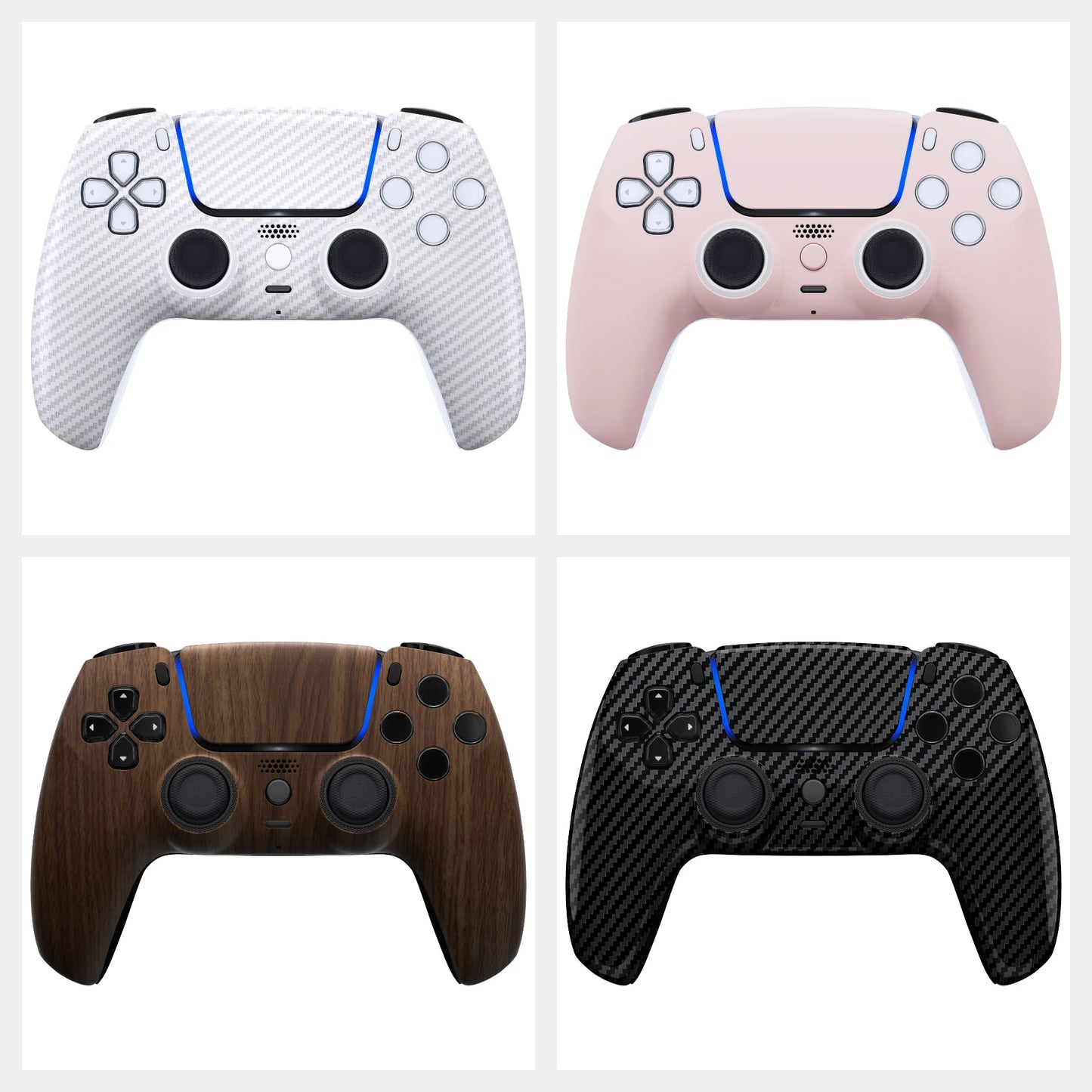 eXtremeRate LUNA Redesigned Replacement Front Shell Touchpad Compatible with ps5 Controller BDM-010/020/030/040/050