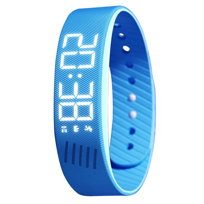Vibrating Alarm Wristband Waterproof Silent Wrist Shock Bands with Step Counter Pedometer for Heavy Sleepers Men & Women