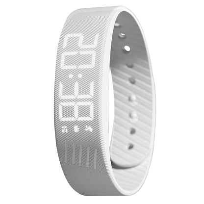 Vibrating Alarm Wristband Waterproof Silent Wrist Shock Bands with Step Counter Pedometer for Heavy Sleepers Men & Women