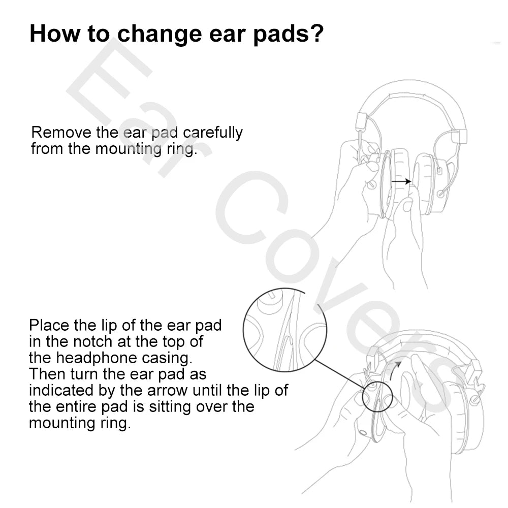 ATH-XS7  ATH-ANC500BT ATH-ANC700BT ATH-ANC900BT Earpads For Audio-Technica Earcushions Headphone Replacement