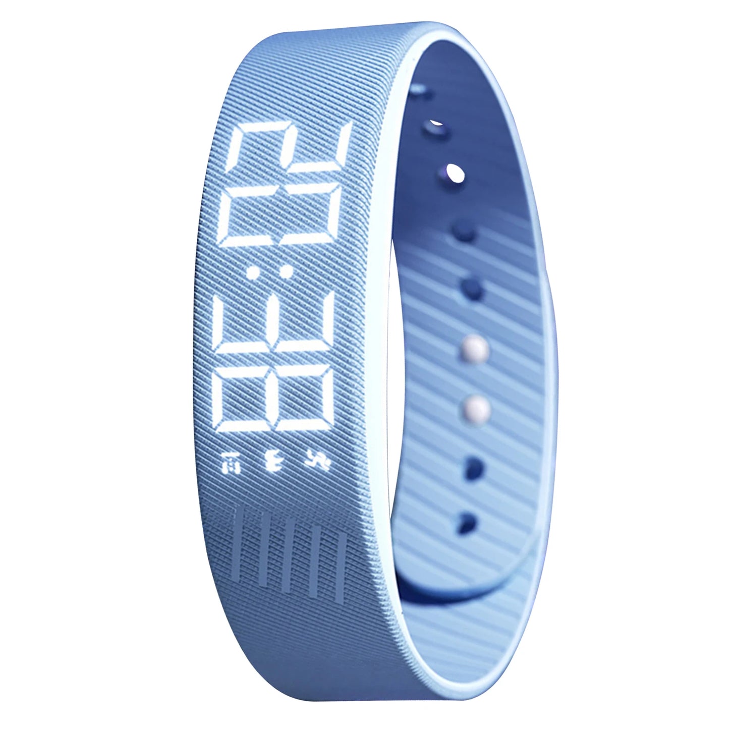 Vibrating Alarm Wristband Waterproof Silent Wrist Shock Bands with Step Counter Pedometer for Heavy Sleepers Men & Women