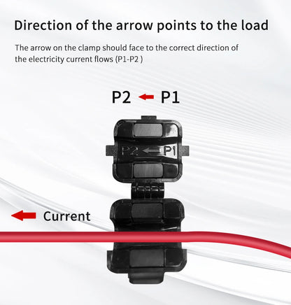 Tuya Smart WiFi Energy Meter Current Transformer Clamp Monitor 1CH 2CH 80A Solar PV System Power Production Consumption Monitor