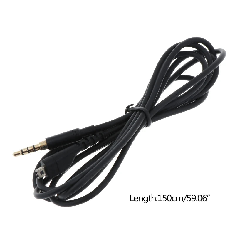 NEW Replacement Audio Cable for Steelseries Arctis 3 5 7 Headphones Black 1.5m Extension Cord