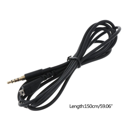 NEW Replacement Audio Cable for Steelseries Arctis 3 5 7 Headphones Black 1.5m Extension Cord