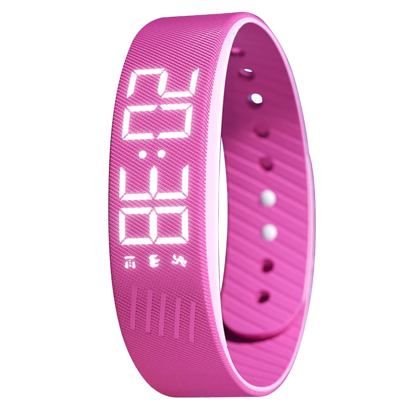Vibrating Alarm Wristband Waterproof Silent Wrist Shock Bands with Step Counter Pedometer for Heavy Sleepers Men & Women