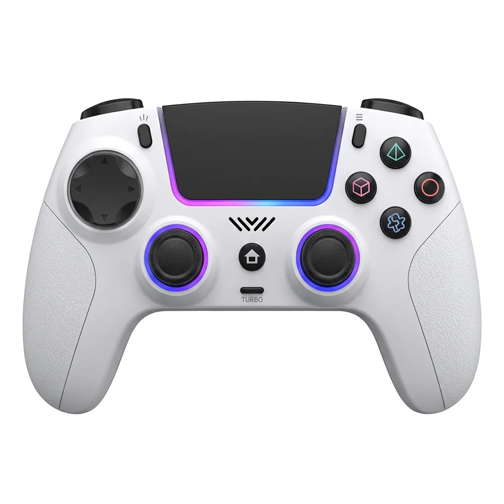 WITSURGE PS5 Controller Wireless Gamepad Hall Effect Joystick RGB Light 6-Axis Gyro Dual Motor Vibration for PlayStation 5 PC Mo