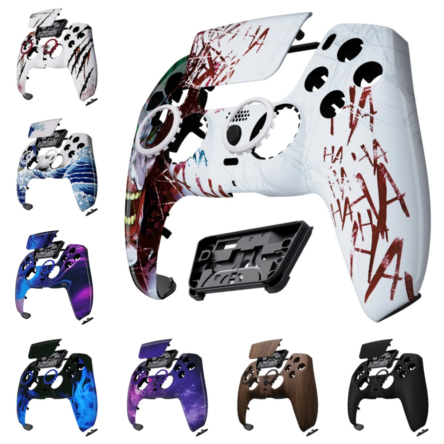 eXtremeRate LUNA Redesigned Replacement Front Shell Touchpad Compatible with ps5 Controller BDM-010/020/030/040/050