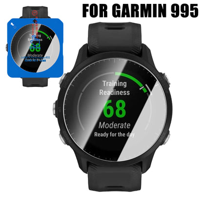 1-4Pcs Tempered Glass for Garmin Forerunner 255 955 165 Screen Protector with Positioning Kit Quick Installation for Garmin 255