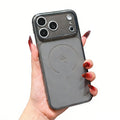 All-Clear Crystal Diamond Magnetic Magsafe Polycarbonate Smartphone Case Cover for Iphone 17,16,15,14,13,12 - Shockproof, Slim, Anti-Yellowing, Transparent Rugged Bumper Casing with Button Protection - Wireless Accessories #Mothersdaygift Summerwins