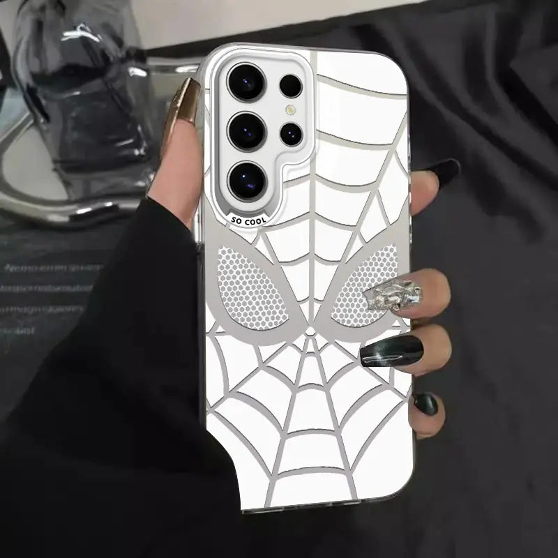 Classic Grid Pattern IMD Laser Phone Case - Military Grade Drop Protection for Samsung Galaxy S26 Ultra, S25 Ultra, S24, S23, S22 & iPhone Series - Model ZQ149