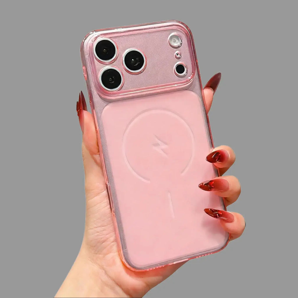 All-Clear Crystal Diamond Magnetic Magsafe Polycarbonate Smartphone Case Cover for Iphone 17,16,15,14,13,12 - Shockproof, Slim, Anti-Yellowing, Transparent Rugged Bumper Casing with Button Protection - Wireless Accessories #Mothersdaygift Summerwins