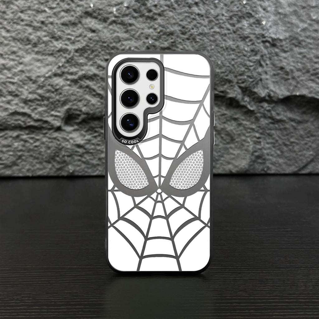 Classic Grid Pattern IMD Laser Phone Case - Military Grade Drop Protection for Samsung Galaxy S26 Ultra, S25 Ultra, S24, S23, S22 & iPhone Series - Model ZQ149