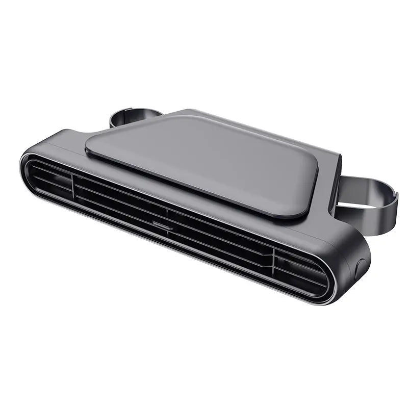 Car Seat Velcro Fan with 3 Adjustable Speeds, 3000mAh Built-In Battery, USB Charging - Ideal for Cars, Golf Carts, and RV Travel