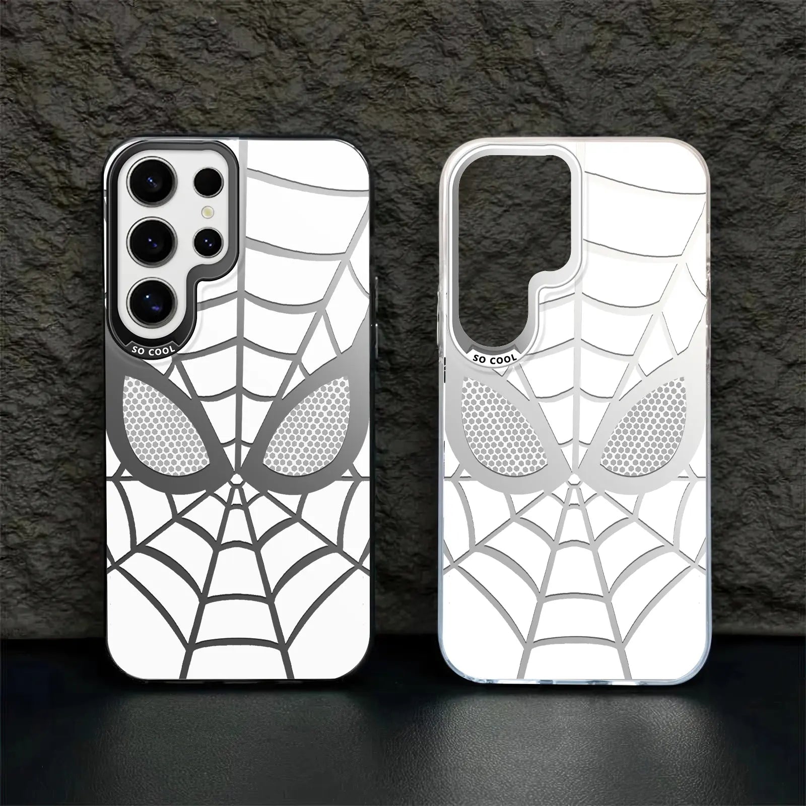 Classic Grid Pattern IMD Laser Phone Case - Military Grade Drop Protection for Samsung Galaxy S26 Ultra, S25 Ultra, S24, S23, S22 & iPhone Series - Model ZQ149