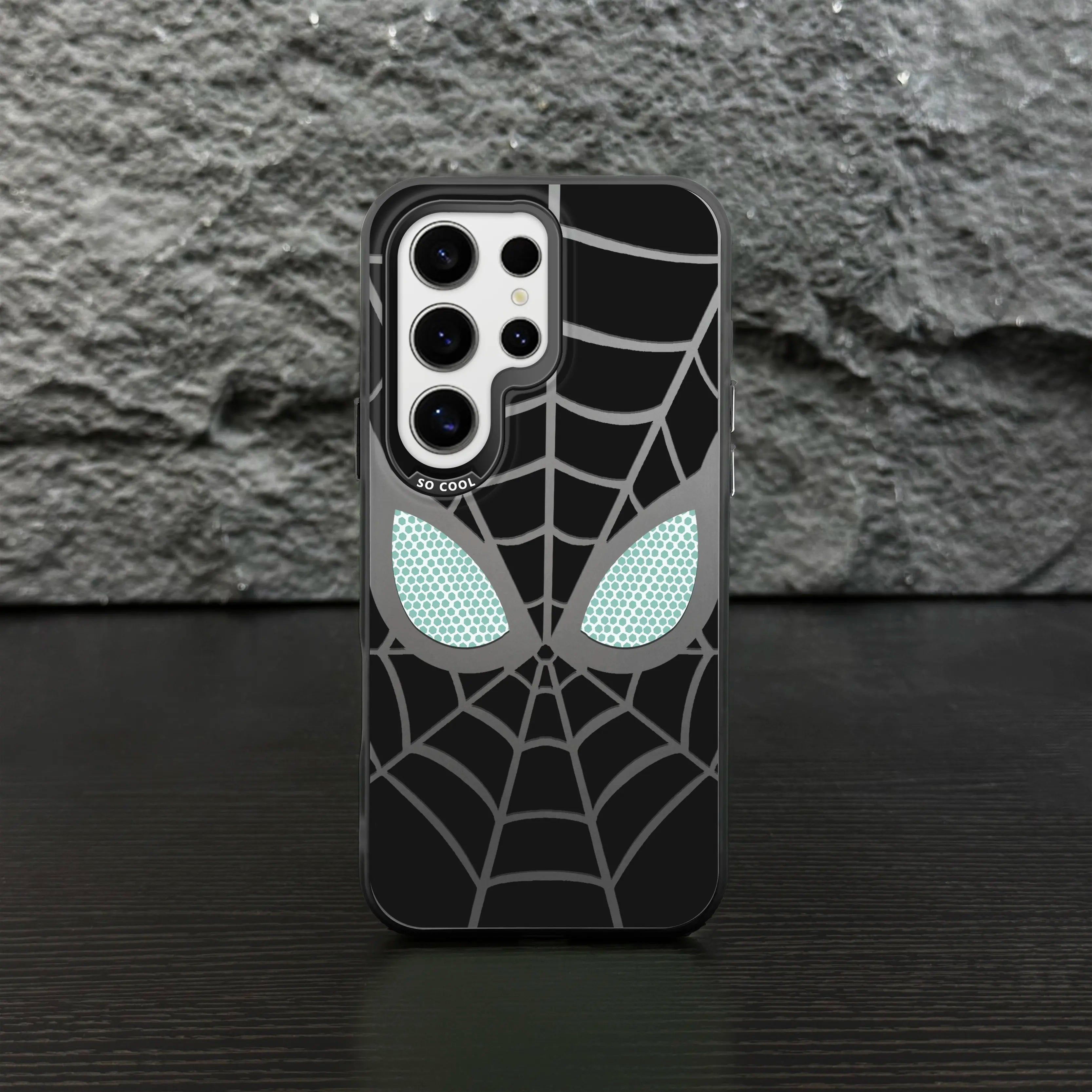 Classic Grid Pattern IMD Laser Phone Case - Military Grade Drop Protection for Samsung Galaxy S26 Ultra, S25 Ultra, S24, S23, S22 & iPhone Series - Model ZQ149