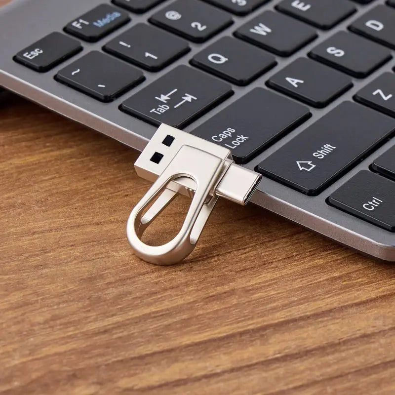 3-in-1 USB Flash Drive with High Capacity and Dual OTG Type-C Interface, Compatible with Android, iOS, and HarmonyOS for Mobile and Computer Use, Ideal for Students and Professionals, Launched in 2026